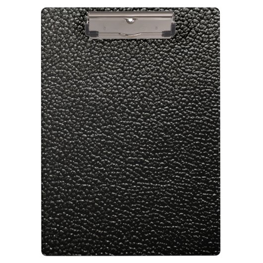 ブラックレザー クリップボード (正面)