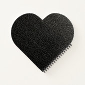 ブラックレザー ノートブック (裏面)