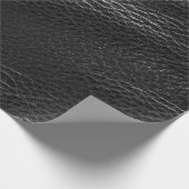 ブラックレザー ラッピングペーパー (角)