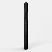ブラックレザー Case-Mate iPhoneケース (裏面/右)