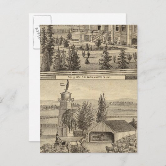 ブラックレジデンス,ファーム ポストカード (正面/裏面)