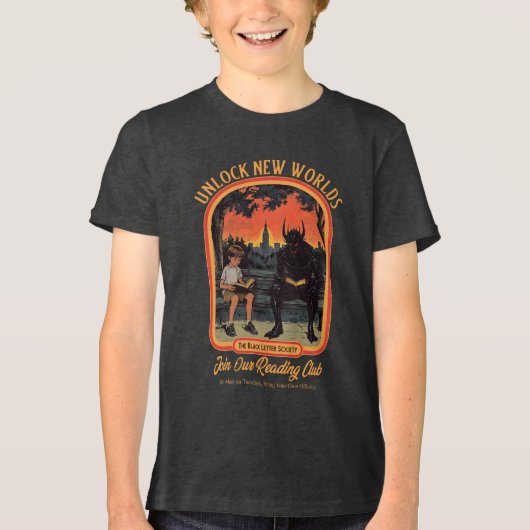 ブラックレター協会 トライブレンドTシャツ (正面)