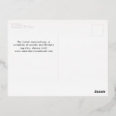 ブラックレッツゴーガールズバチェロレッテ 箔招待状ポストカード (裏面)