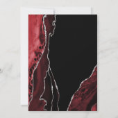 ブラックレッドアガテ60誕生日 招待状 (裏面)