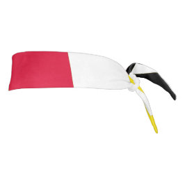 ブラックレッドイエローブルーバイエルダイヤモンド国旗のパターン タイヘッドバンド