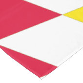 ブラックレッドイエローブルーバイエルダイヤモンド国旗のパターン テーブルクロス (アングル)