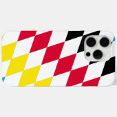 ブラックレッドイエローブルーバイエルダイヤモンド国旗のパターン Case-Mate iPhoneケース (裏面 (横))