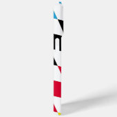 ブラックレッドイエローブルーバイエルダイヤモンド国旗のパターン Case-Mate iPhoneケース (裏面 / 右)