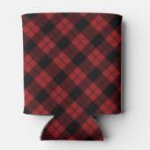 ブラックレッドプレイドバッファローチェッククーラーボックス 缶クーラー (裏面)