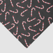 ブラックレッド伝統的キャンディーケーンヴィンテージクリスマス 薄葉紙 (詳細)