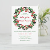 ブラックレッド桑の果実植物結婚の 招待状 (スタンド正面)