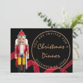 ブラックレッド クリスマスイブ ディナー 冬のくるみ割り人形 招待状 (スタンド正面)