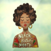 ブラックレディー&タイポグラフィブラックヒストリ ウィンドウサイン (シート3)