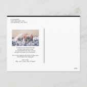 ブラックレトロはっきりしたタイポグラフィフォトハッピーホリデイズ シーズンポストカード (裏面)