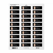 ブラックレトロウィンキングレディーウィンクス表示ラベル ラベル (フルシート)