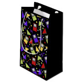 ブラックレトロゲーム スモールペーパーバッグ (裏面アングル)