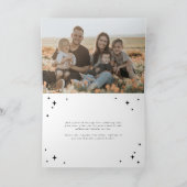 ブラックレトロスターズシーズンのグリーティングフォト シーズンカード (内部)