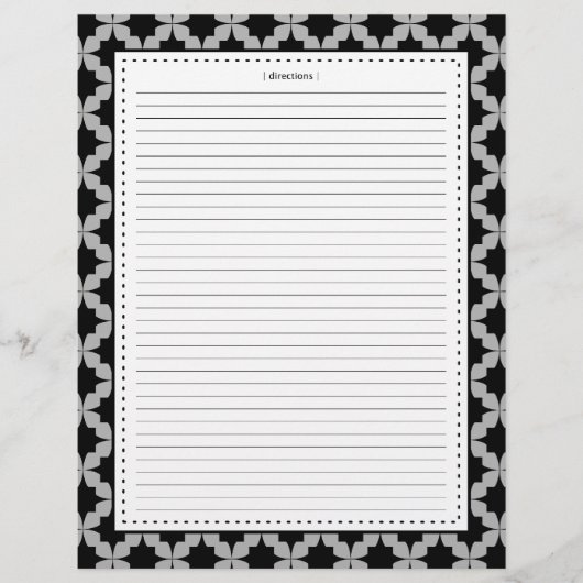 ブラックレトロスター追加レシピページ (正面)