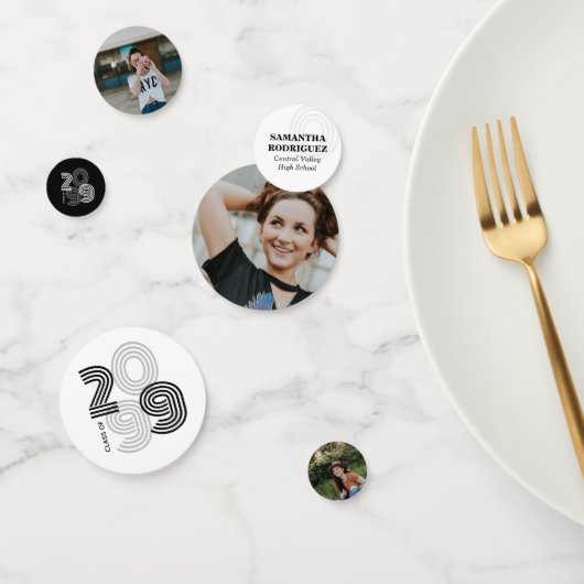 ブラックレトロビッグナンバーズクラス上級写真 コンフェッティ (グループ)