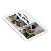 ブラックレトロ書道2枚結婚の写真 マグネット (右側)