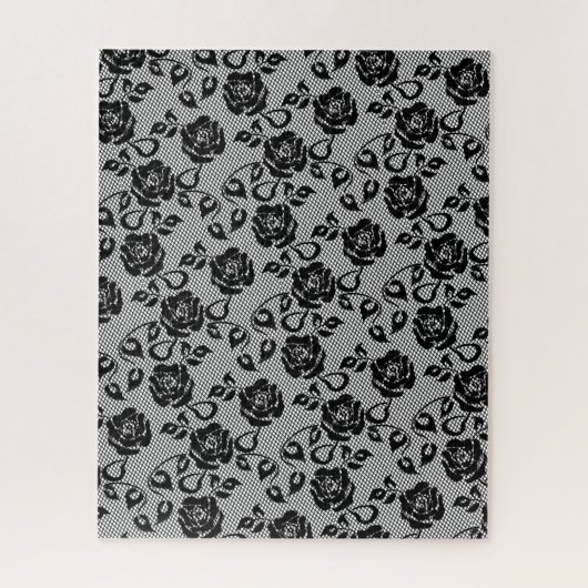 ブラックレフェイクースバラフィッシュネットパズルギフト ジグソーパズル (縦)