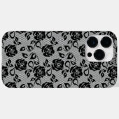 ブラックレフェイクースバラフィッシュネットiPhoneケース Case-Mate iPhoneケース (裏面 (横))