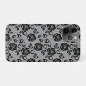 ブラックレフェイクースバラフィッシュネットiPhoneケース Case-Mate iPhoneケース (裏面(横))