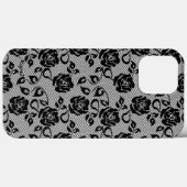 ブラックレフェイクースバラ網 Case-Mate iPhoneケース (裏面 (横))