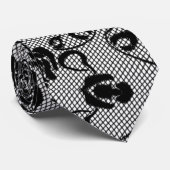 ブラックレフェイクース釣り網ホワイトタイ – カラーを選択 ネクタイ (ロール)