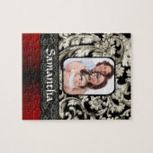 ブラックレースとダマスク ジグソーパズル (横)