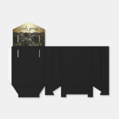ブラックレースと金ゴールドレースの優先ボックス フェイバーボックス (折り畳みなし)
