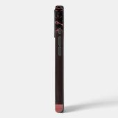 ブラックレースオンバラ金ゴールド-カスタムイニシャル写真 Case-Mate iPhoneケース (裏面 / 左)