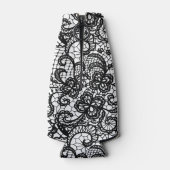 ブラックレースオンホワイトクーラーボックス ボトルクーラー (裏面)