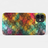 ブラックレースオンレインボーグラス Case-Mate iPhoneケース (裏面(横))