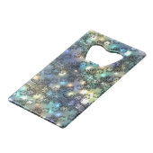 ブラックレースオーバーソフトパステルハイライト クレジットカード栓抜き (正面アングル)