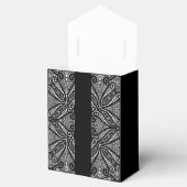 ブラックレースゴシッエレガントクスカルハロウェディング フェイバーボックス (オープン)