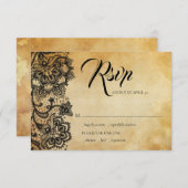 ブラックレースゴシック対応カード ノートカード (正面/裏面)