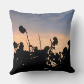 ブラックレースサンセット クッション (裏面)