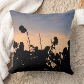 ブラックレースサンセット クッション (ブランケット)