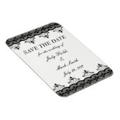 ブラックレース日付磁石を保存 マグネット (右側)