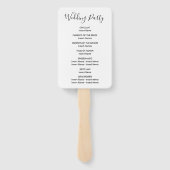 ブラックレース結婚のドレス ハンドファン (裏面)