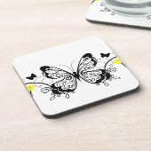 ブラックレース蝶10 コースター (左側)