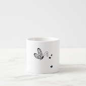 ブラックレース蝶1 エスプレッソカップ (正面)