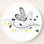 ブラックレース蝶3 コースター (正面)