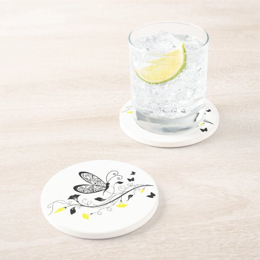 ブラックレース蝶3 コースター (側面)