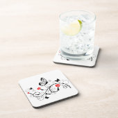 ブラックレース蝶4 コースター (右側)