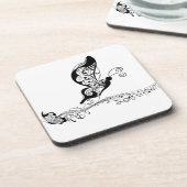 ブラックレース蝶6ミュージカル コースター (左側)