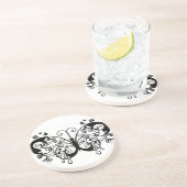 ブラックレース蝶9 コースター (側面)