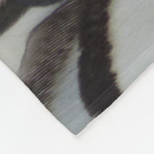 ブラックレース・ウィンドット・チキンフェザー フリースブランケット (角)