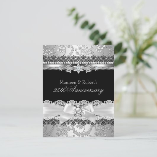 ブラックレース&シルバーパールボウ 25周年記念 招待状 (スタンド正面)